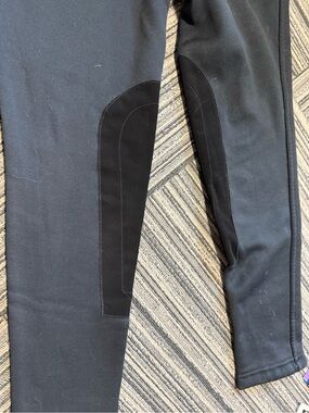 Kerrits Black Womens Riding Joggers with Quilted Knee Patches